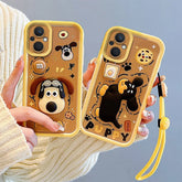3D Kuromi Case with Strap for iPhone
